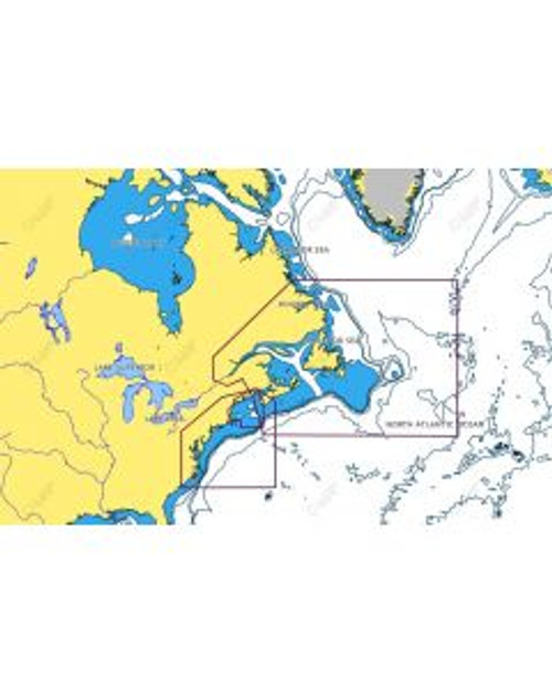 C-MAP NA-M325 Max Wide microSD Gulf of Maine Bathymetric CMAMNAM325MS