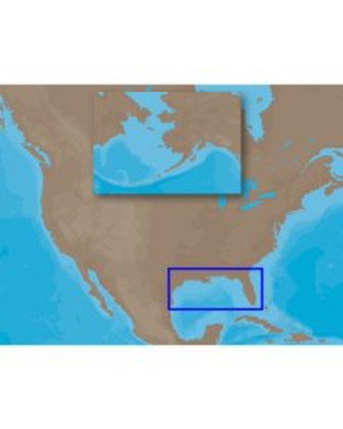 C-MAP NA-M420 Max Wide microSD Gulf of Mexico Bathymetric CMAMNAM420MS