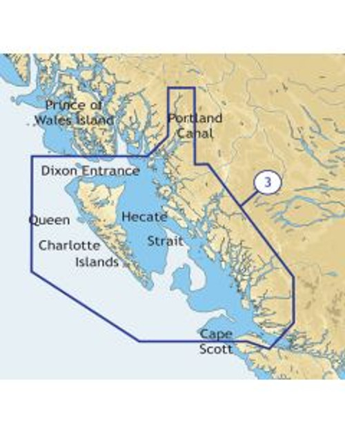 C-MAP NA-C703 Cape Caution To Portland Canal CMANAC703CCARD