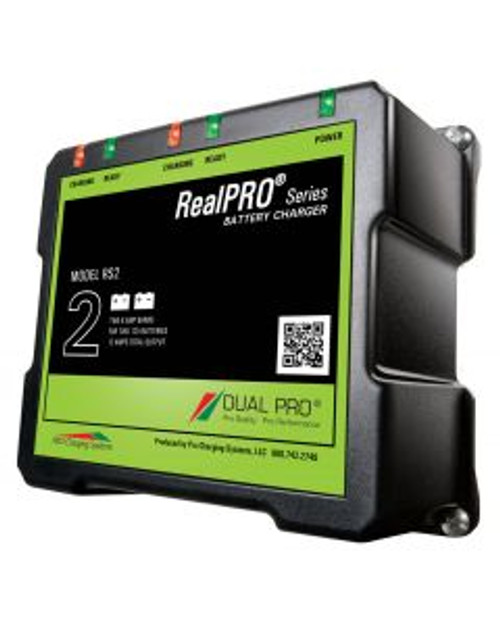 Dual Pro RS2 Battery Charger 2 Bank 12 Amps DPCRS2