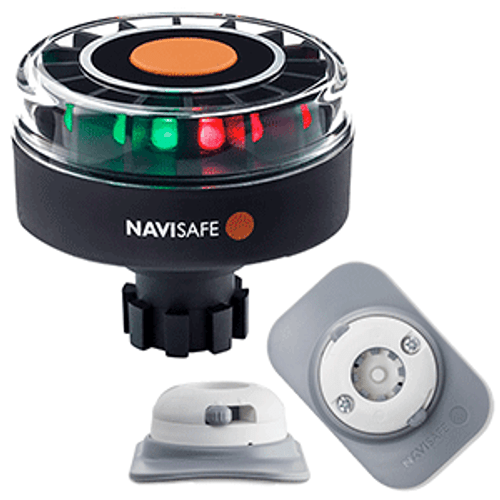 Navisafe Navilight Tricolor 2NM w/Navibolt Base & RIB Mount - White
