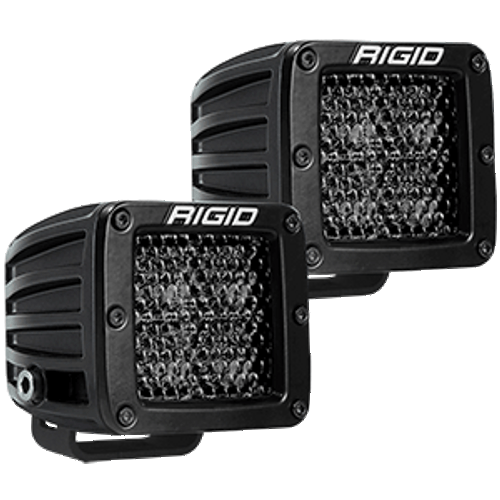 RIGID Industries D-Series Pro Spot Diffused Midnight Surface Mount - Pair