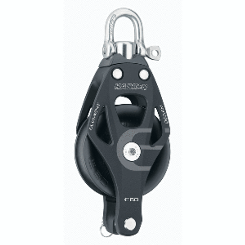 Harken 60mm Single Aluminum Element Block w/Swivel & Becket