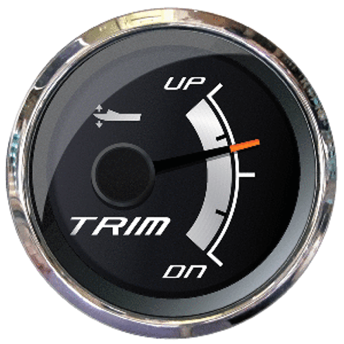 Faria Platinum 2" Trim Gauge f/Mercury, Mariner, Mercruiser, Volvo DP, Yamaha 2001 & Newer