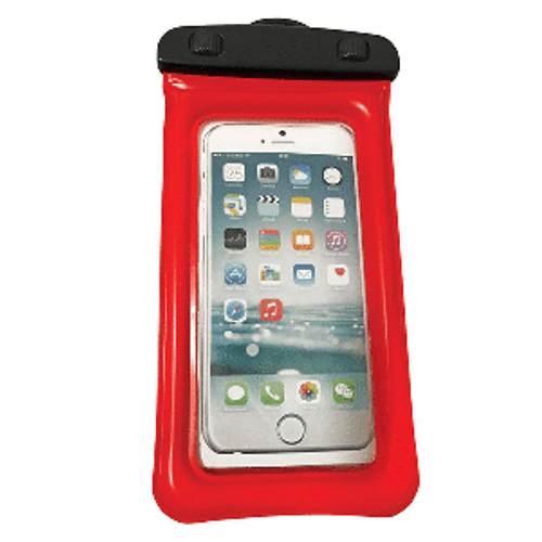WOW Watersports H2O Proof Phone Holder - Red 4" x 8"