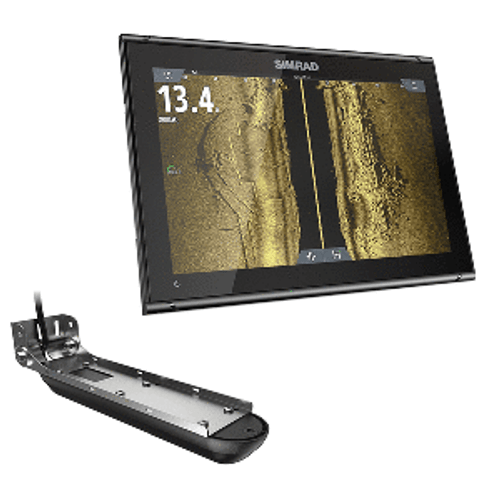 GO12 XSE Combo w/Active Imaging 3-in-1 Transom Mount Transducer & C-MAP Discover Chart