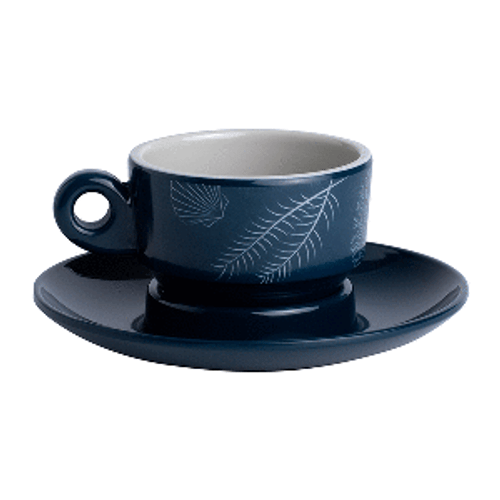 Marine Business Melamine Espresso Cup & Plate Set - LIVING - Set of 6