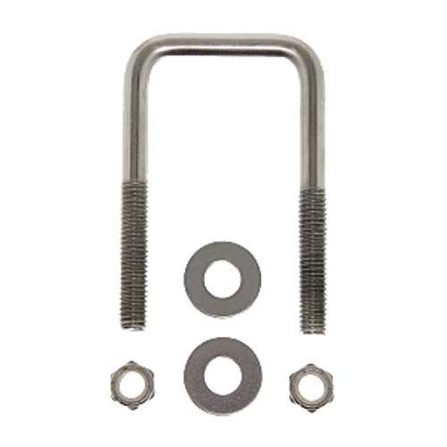 C.E. Smith Zinc U-Bolt 7/16"-14 X 3-1/8" X 3" w/Washers & Nuts - Square