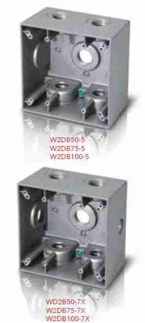 Westgate Lighting W2DB58-SERIES TWO-GANG DEEP BOXES 2-5/8""