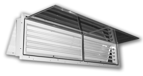 LDPI Inc Industrial Lighting 280 (8Ft.) Panel Mount Vapor/Dust Proof Fluorescent Light Fixture