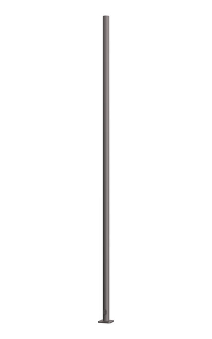 StressCrete Group RE-A Round Non-Tapered Aluminum (Roadway) Metal Poles