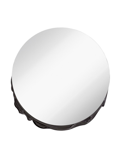 Majestic Mirror & Frame 3365-P Gloss Black Decorative Framed Mirror 36_38