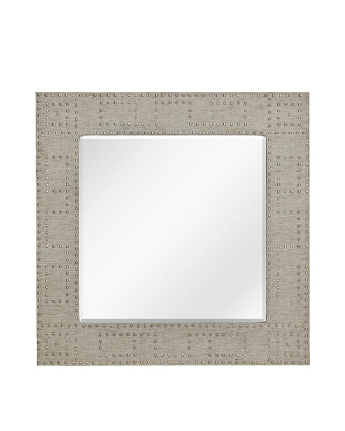 Majestic Mirror & Frame 2807-B Linen with Nail Head Closeout