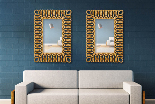 Majestic Mirror & Frame 2683-B Gold Leaf Closeout