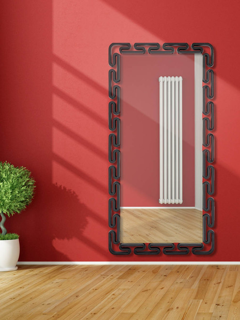 Majestic Mirror & Frame 2671-B Black Lacquer Contemporary Mirrors