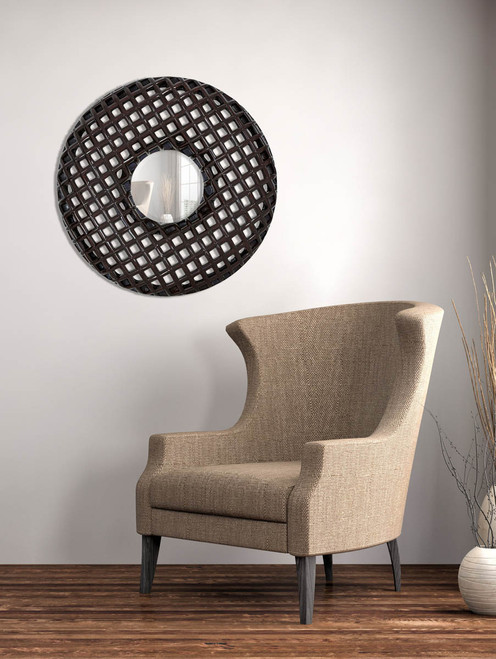 Majestic Mirror & Frame 2656-B Wenge Lacquer Closeout Urethane