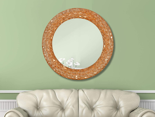 Majestic Mirror & Frame 2436-P Polished Rose Gold Decorative Framed Mirrors & Art