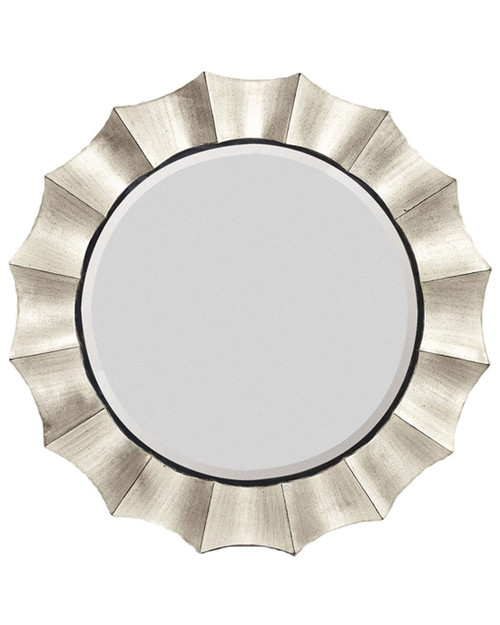 Majestic Mirror & Frame 1705-B ÒCIRCLE ANTIQUE SILVERÓ Overall size 42_ DIA Contemporary Mirrors Urethane