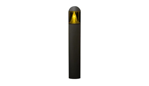 Endeavor Lighting ENBORLQ LPS 1800K CCT LED Apollo Amber LED Round Dome Bollard with LED Cone Reflector