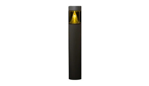 Endeavor Lighting ENBOFRLQ LPS 1800K CCT LED Amber LED Round Flat Bollard with LED Cone Reflector