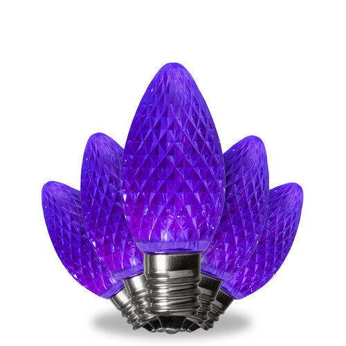 Wintergreen Corporation 78306 C7 Purple Kringle Traditions LED Bulbs