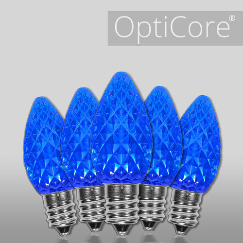 Wintergreen Corporation 72618 C7 Blue OptiCore LED Bulbs