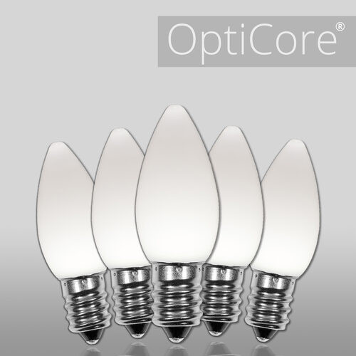 Wintergreen Corporation 74012 C7 Opaque Cool White OptiCore LED Bulbs Wintergreen Corporation 74012 C7 Opaque Cool White OptiCore LED Bulbs
