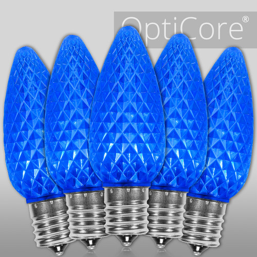 WGC-72648 - C9 Blue LED OptiCore Bulbs, 25-Pack - Wintergreen Corporation