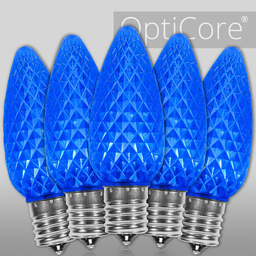 Wintergreen Corporation 72648 C9 Blue OptiCore LED Bulbs