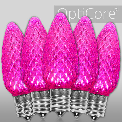 Wintergreen Corporation 72663 C9 Pink OptiCore LED Bulbs