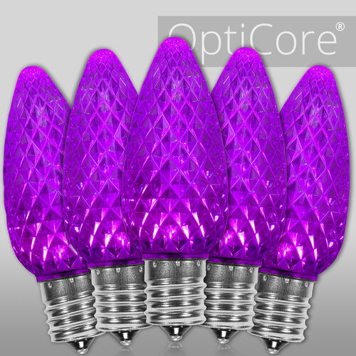 Wintergreen Corporation 72660 C9 Purple OptiCore LED Bulbs