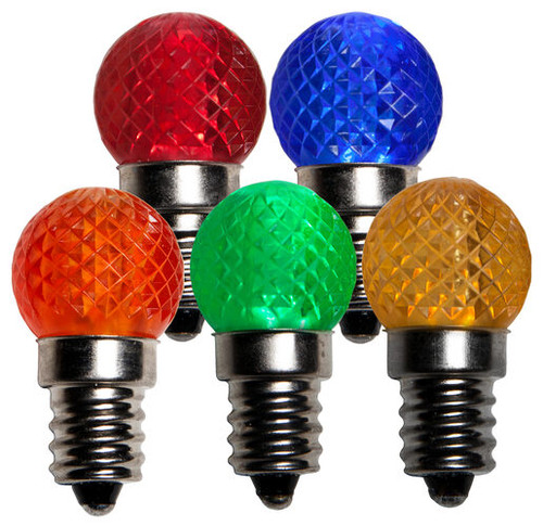 Wintergreen Corporation 18832 G20 Acrylic Multicolor LED Globe Light Bulbs