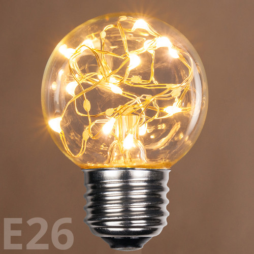 WGC-78441 - G50 Warm White LEDimagine Fairy Light Bulbs, E26 Medium Base - Wintergreen Corporation
