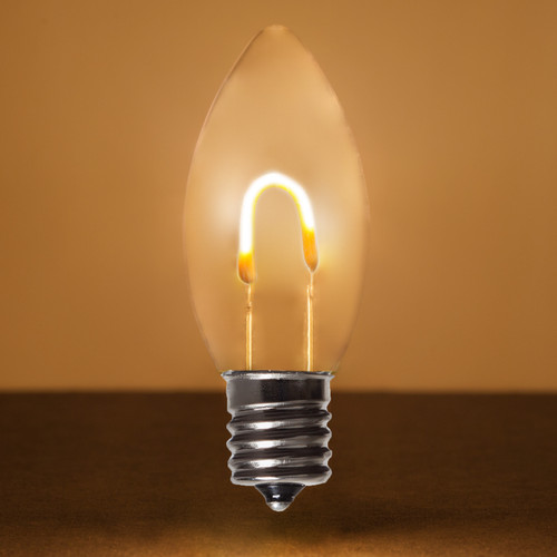 WGC-80653 - C9 Warm White LED FlexFilament Shatterproof Bulbs, 5-Pack - Wintergreen Corporation