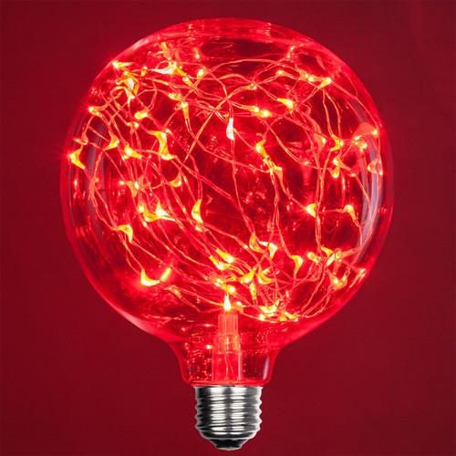 WGC-78464 - G125 Red LEDimagine Fairy Light Bulbs - Wintergreen Corporation