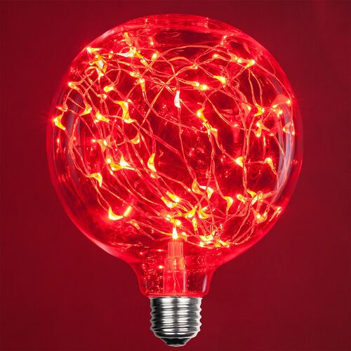 Wintergreen Corporation 78464 G125 Red LEDimagine TM Fairy Light Bulbs