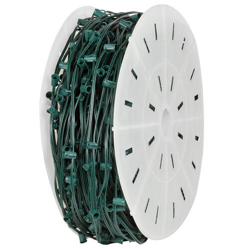 Wintergreen Corporation 15054 C7 Light Spool, 1000' Length, 12" Spacing, 7 Amp SPT1W Green Wire, Commercial Grade