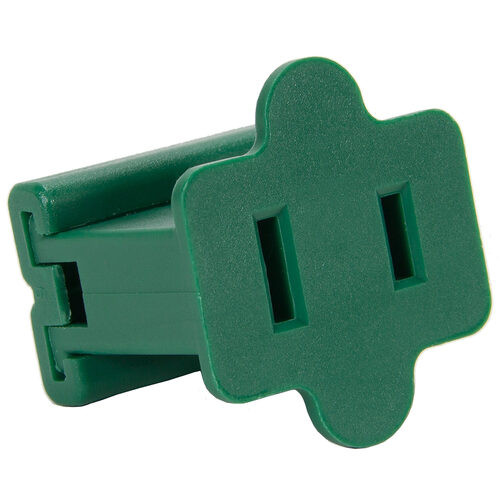 Wintergreen Corporation 71673 Green Polarized Female Zip Plug, SPT2
