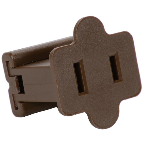 WGC-73494 - Brown Polarized Female Zip Plug, SPT1, 5-Pack - Wintergreen Corporation