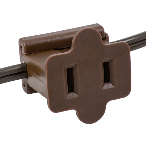 WGC-73503 - Brown Polarized Inline Zip Plug, SPT1, 5-Pack - Wintergreen Corporation