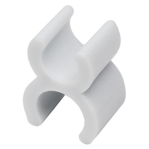 WGC-76441 - 1/4" White Sculpture Clip, 100-Pack - Wintergreen Corporation