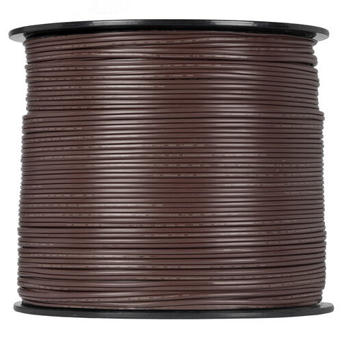 Wintergreen Corporation 72941 500' Brown Outdoor Zip Cord Wire, SPT1W