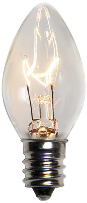 Wintergreen Corporation 15120 C7 Transparent Clear, 5 Watt Light Bulbs