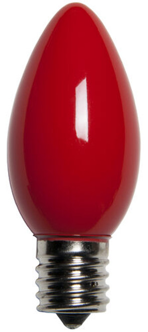 Wintergreen Corporation 15138 C9 Red Opaque Bulbs