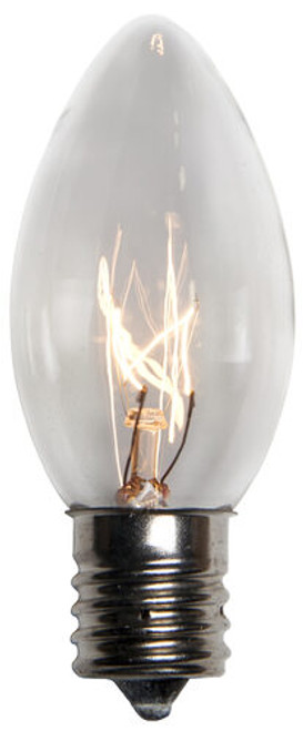 Wintergreen Corporation 15142 C9 Transparent Clear, 7 Watt Light Bulbs