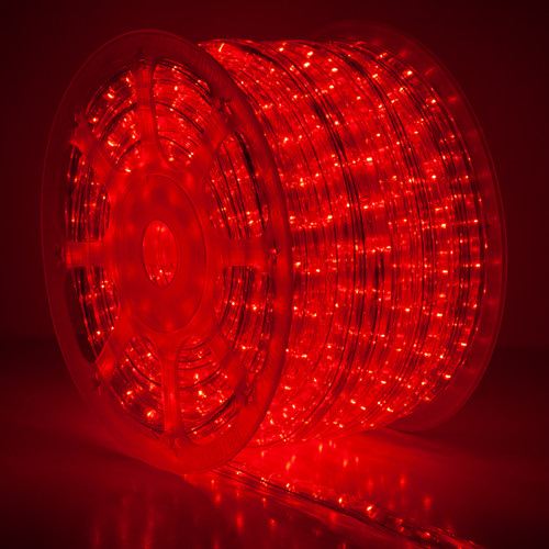 WGC-80338 - Red Incandescent Rope Light, 150' - Wintergreen Corporation