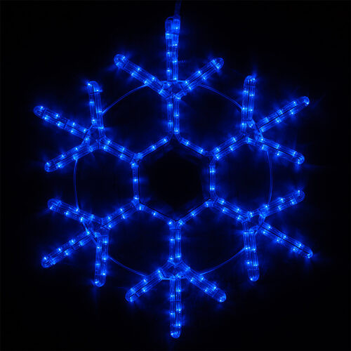 Wintergreen Corporation 73415 28" 18 Point Snowflake, Blue Lights