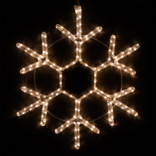 Wintergreen Corporation 73426 36" 18 Point Snowflake, Warm White Lights