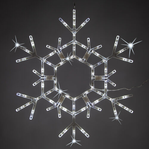 Wintergreen Corporation 79770 36" Folding Snowflake, Cool White Twinkle Lights