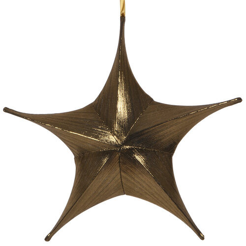 Wintergreen Corporation 78856 32" Gold Metallic Unlit Fold Flat Commercial Star